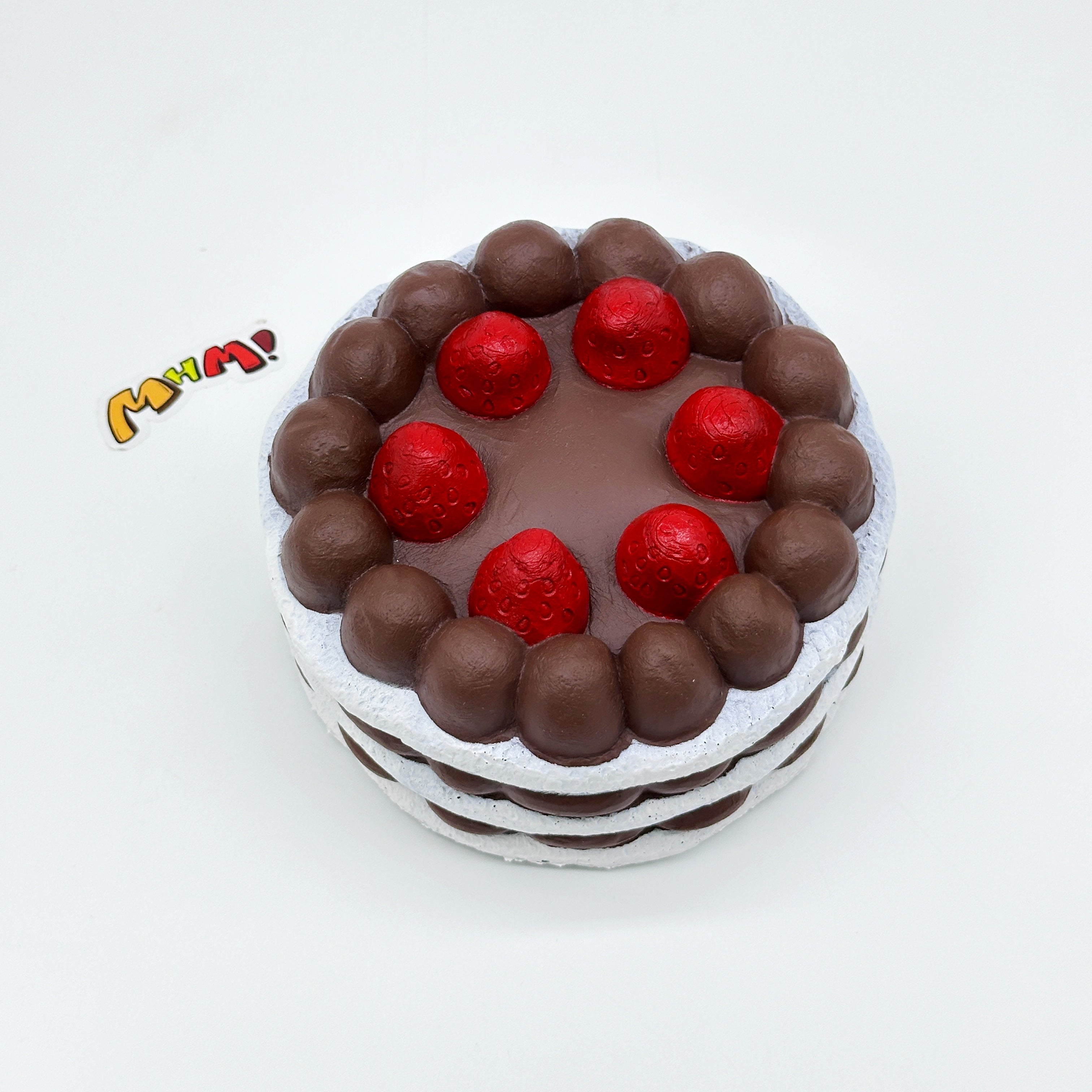🍫 Chocolate Three-Layer Cake Squishy | Dessert Themed Slow Rising Stress Relief Toy