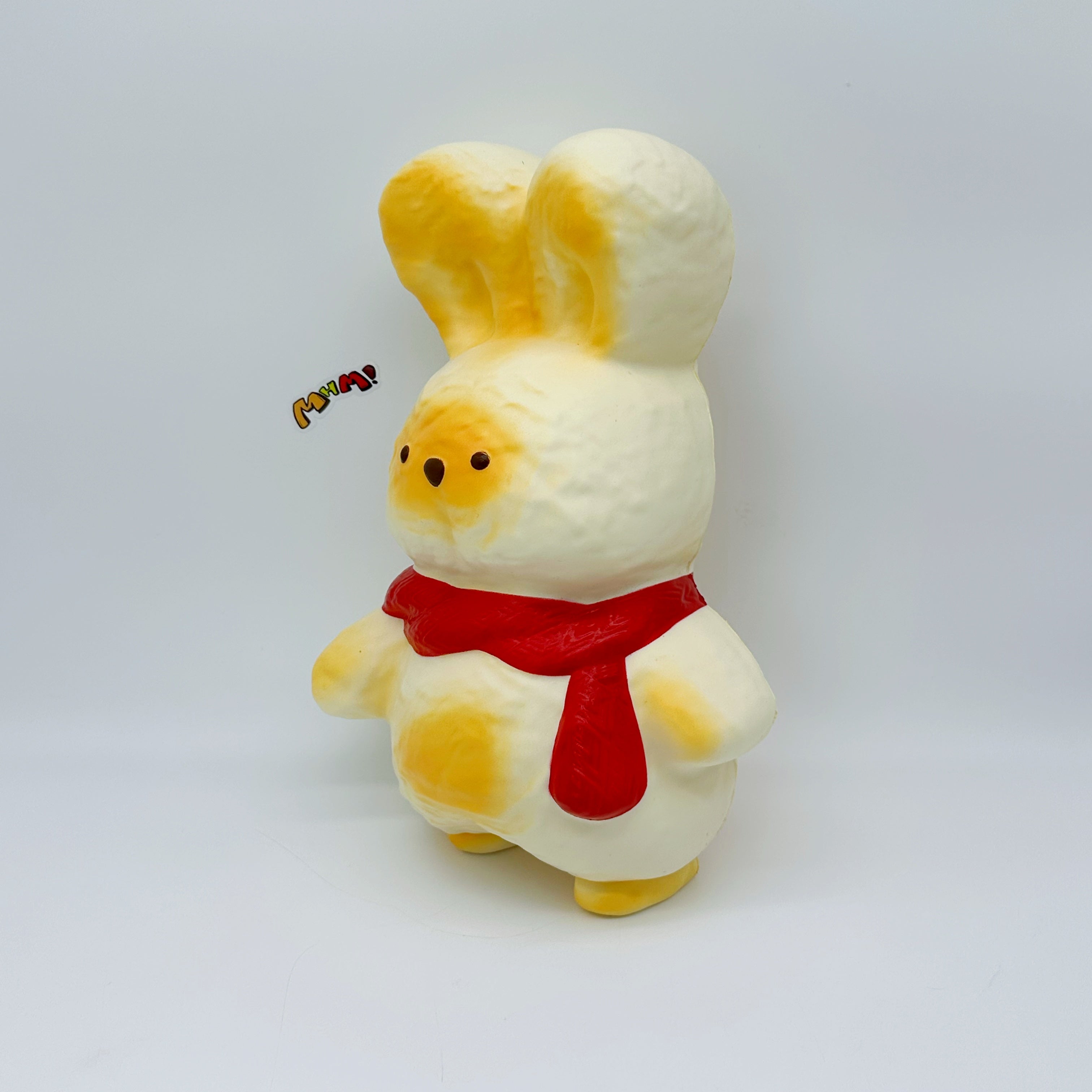 🐰 Super Big Red Scarf Bunny Squishy| Large Kawaii Animal Slow Rising Stress Toy