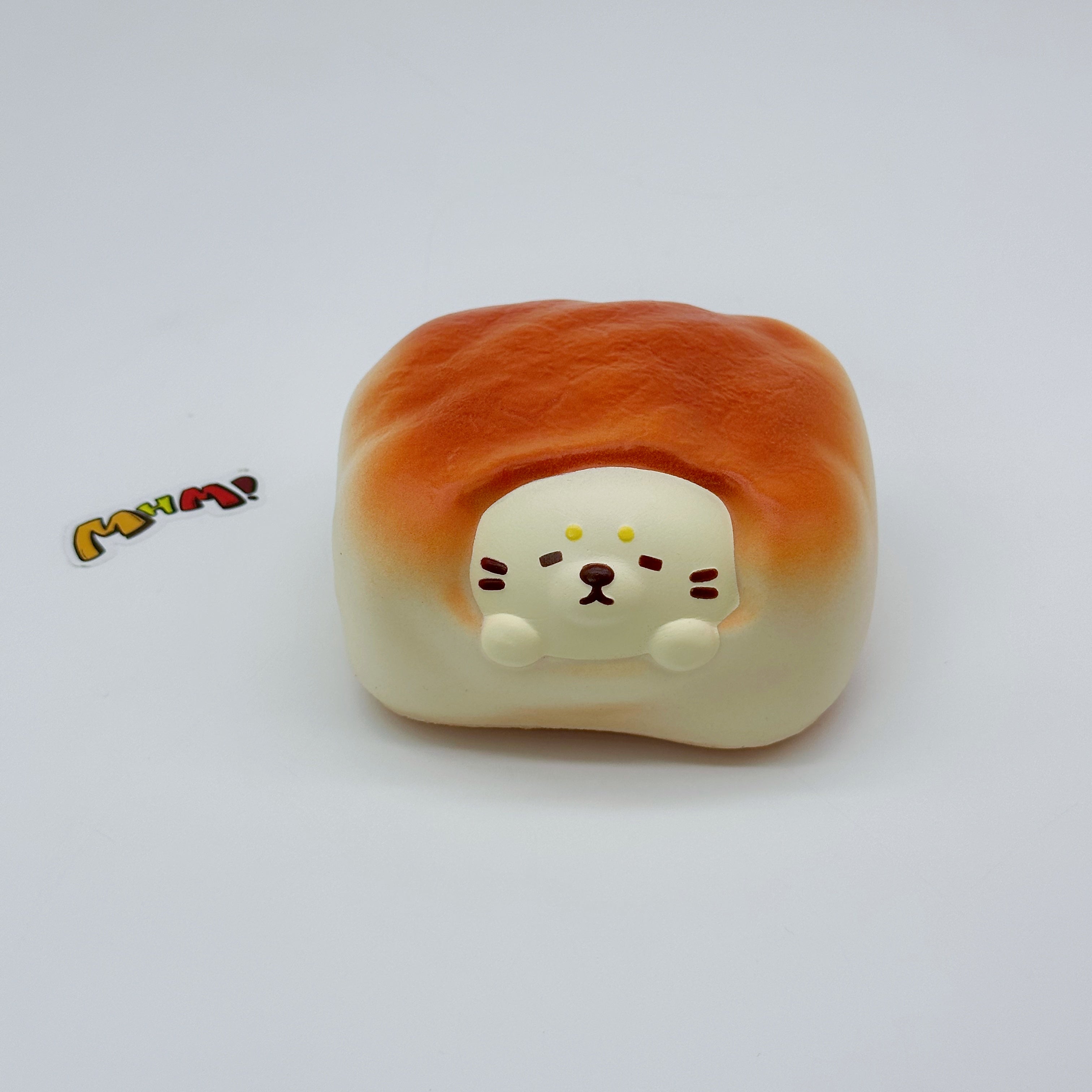 Roasted Seal Rice Cake Squishy | Bakery Themed Slow Rising Stress Relief Toy