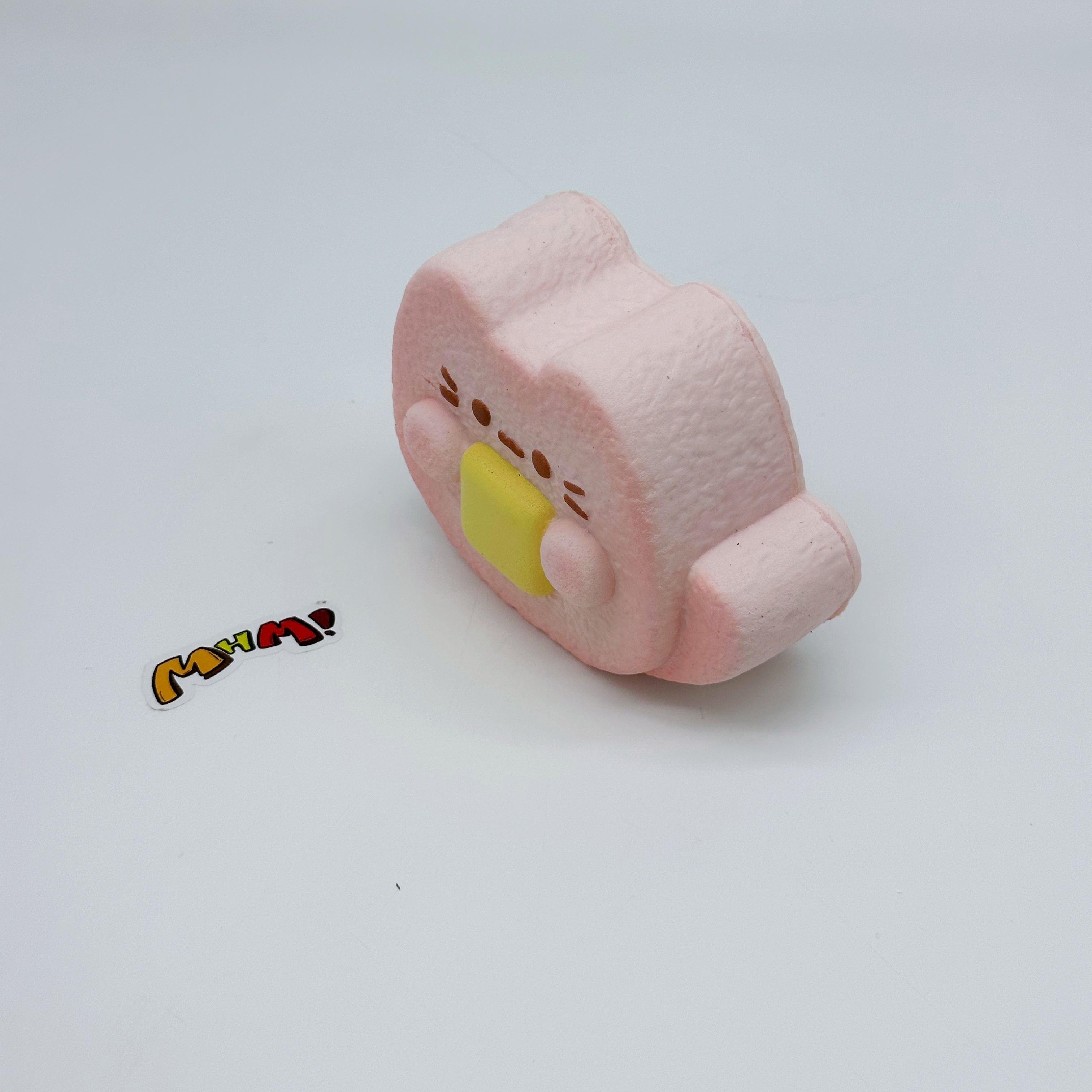 🐱 Pink Butter Cat Squishy | Bakery Themed Slow Rising Stress Relief Toy