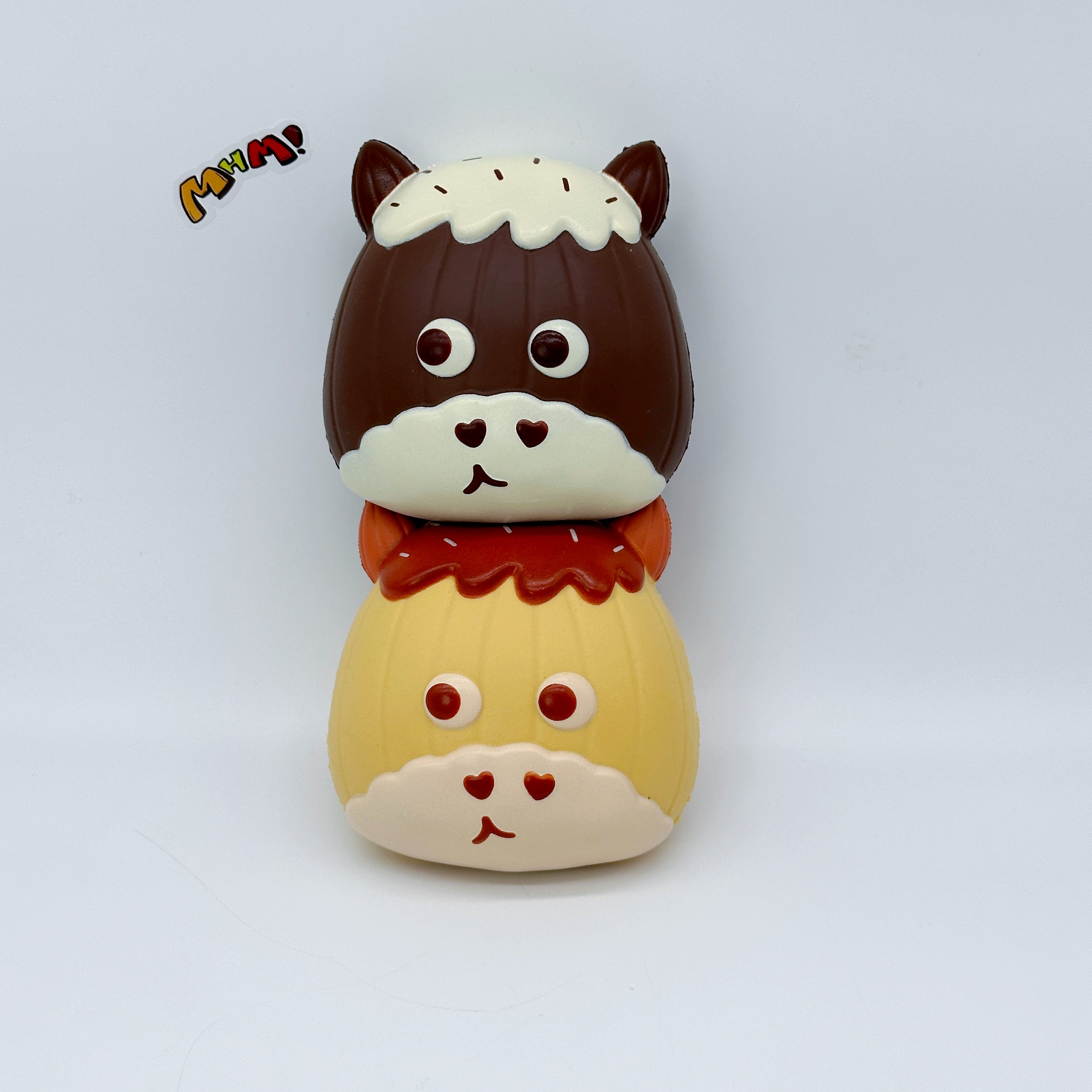 🐴 Pony Bread Squishy (Bread & Chocolate Tones) | Bakery Themed Slow Rising Stress Relief Toy