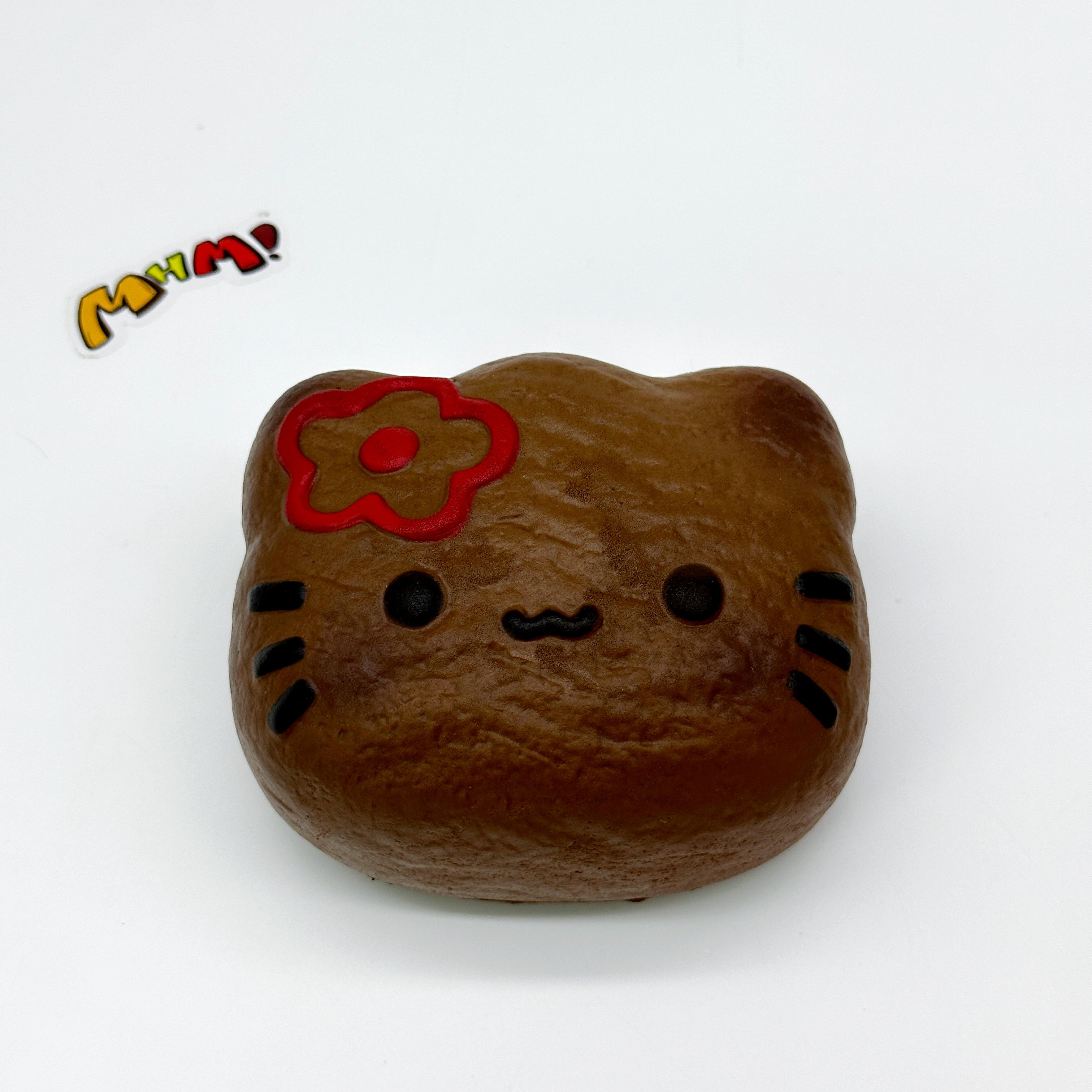 🍫 Chocolate Meow Cookie Squishy | Cat Themed Bakery Slow Rising Stress Relief Toy