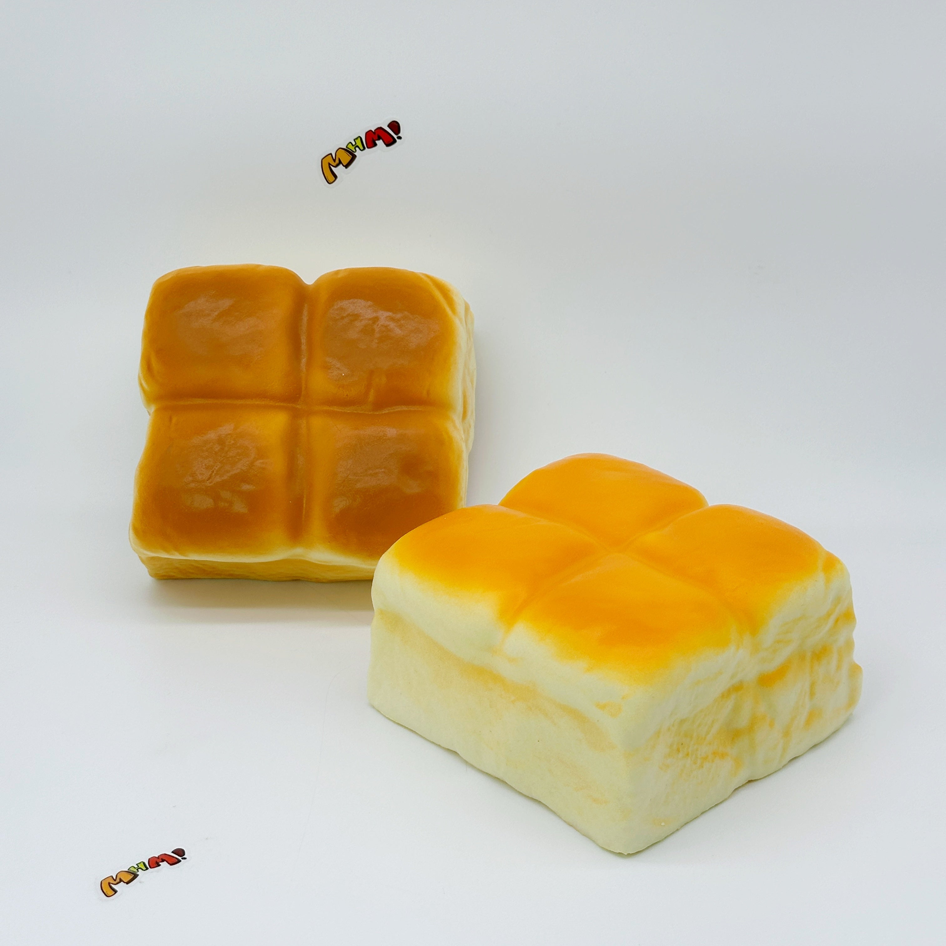 Butter Bread Loaf Squishy (Dark & Light Baked Shade) alternate view 2