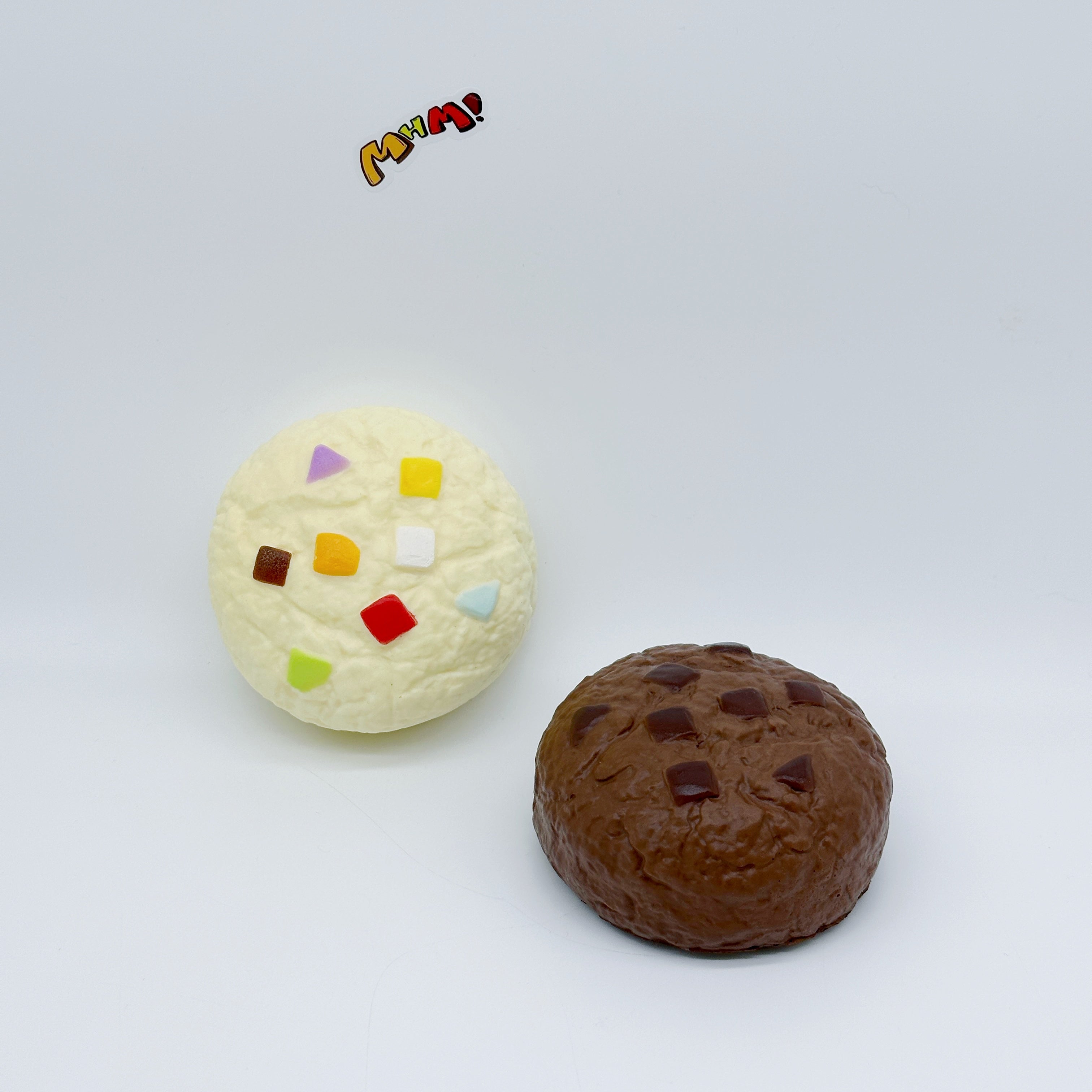 Large Cookie Squishy 2 Styles (White Candy & Chocolate Chip) | Thick Bakery Slow Rising Stress Relief Toy