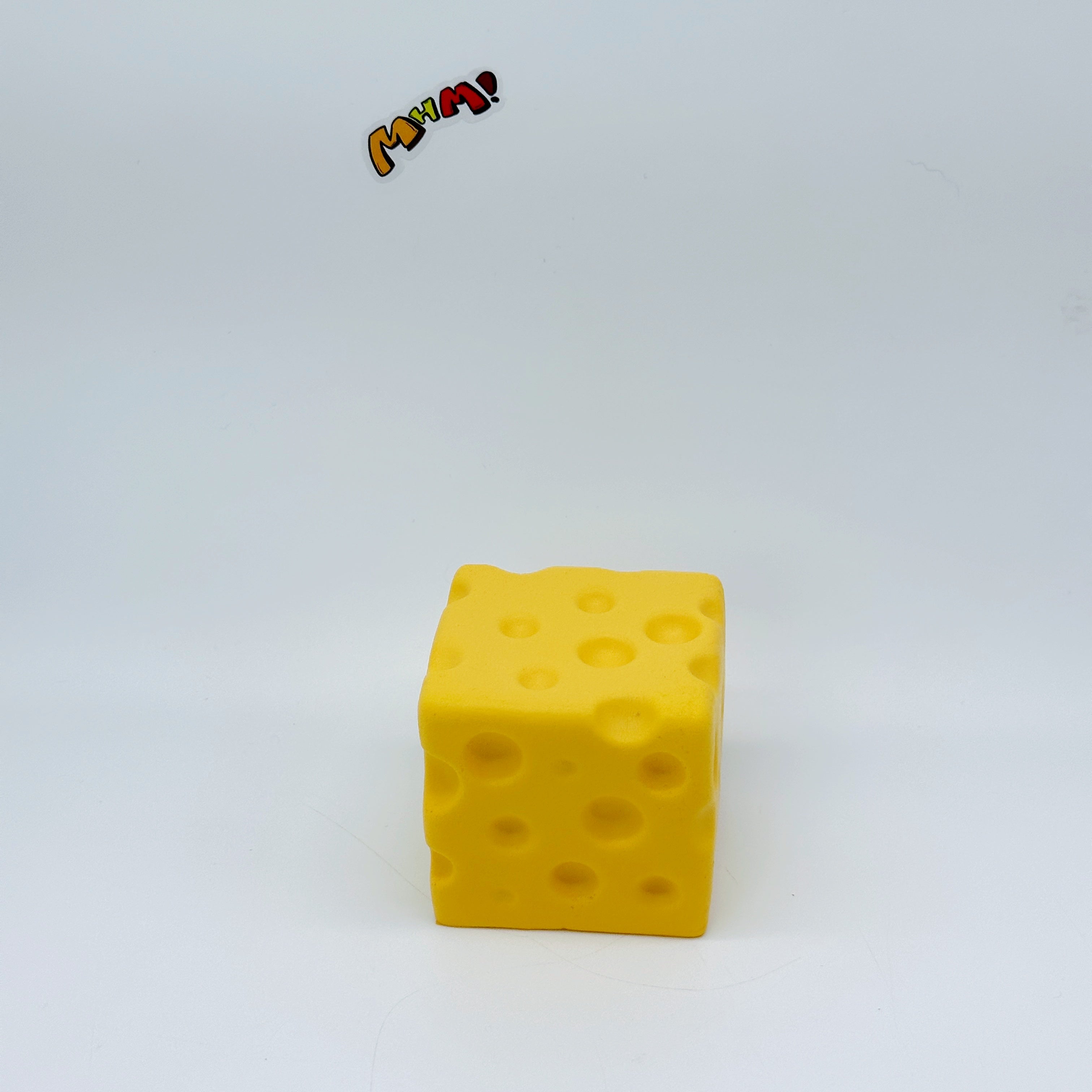 Square Porous Cheese Block Squishy | Realistic Cheese Slow Rising Stress Relief Toy