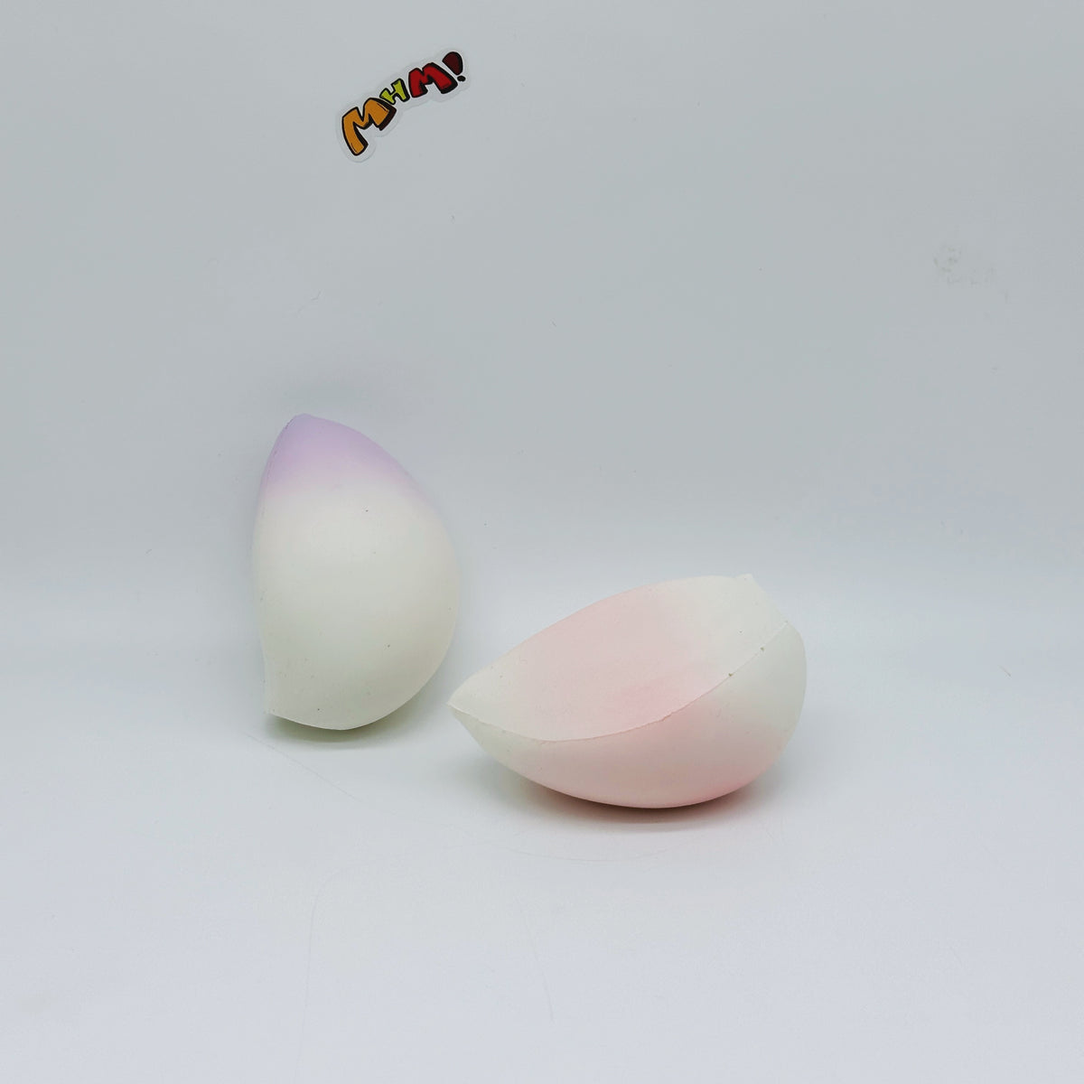 🧄 Gradient Garlic Squishy 2-Pack | Purple & Pink Slow Rising Stress Relief Toy
