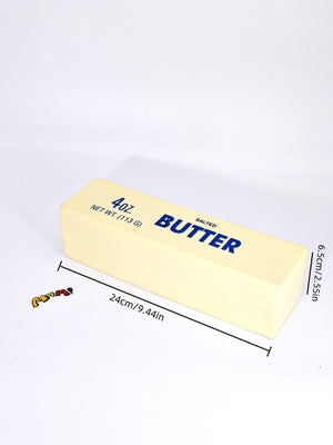 Super Butter Stick +Butter New & Improved - slow rising squeeze toy side angle view