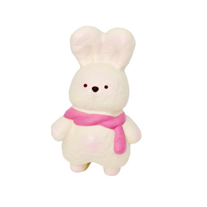 Sticky soft pink bunny taba squishy toy moist mochi texture cute rabbit fidget for easter gift