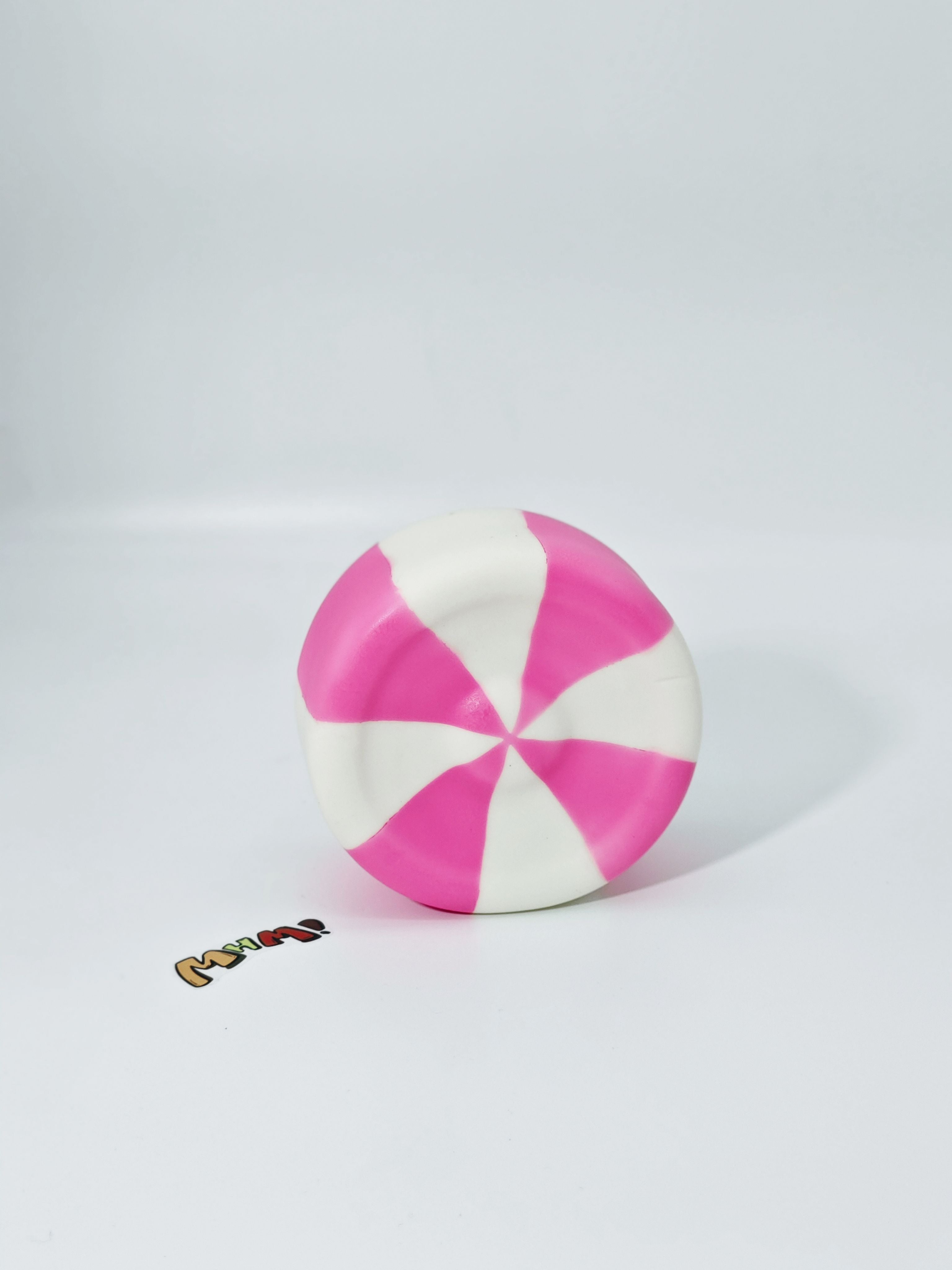 Strawberry Milk Taffy Squishy - Sticky & Chewy Candy Toy | Scented Pink Soft Fudge Fidget