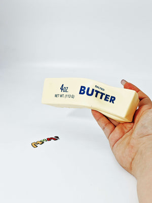 Super Butter Stick + Butter Stick - kawaii squishy toy close up
