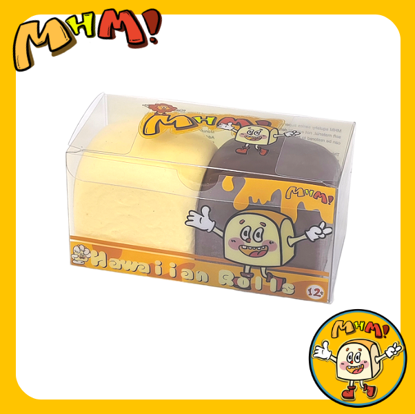 MHM Squishy Series Hawaiian Rolls Slow Rebound Soft Toys(chocolate), Taba Squishy, Stress Relief Toy