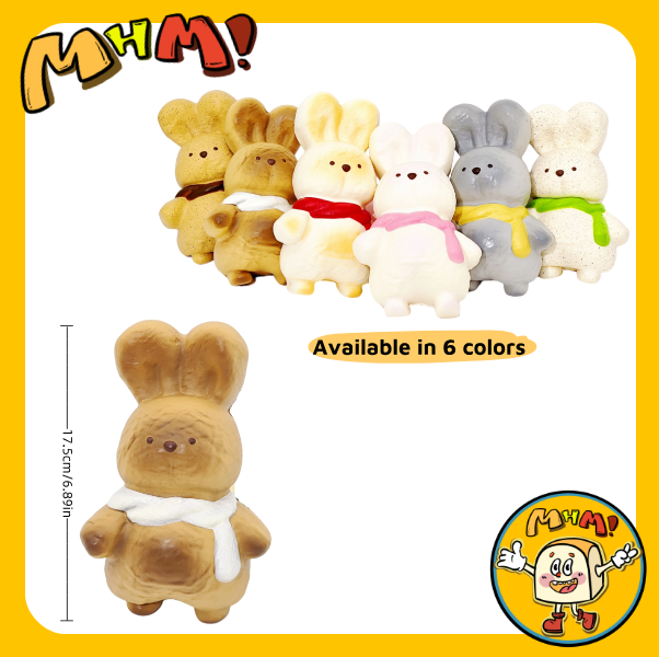 MHM Animal Series Rabbit Stress Relief Toy (Green, Regular Size)sticky, moist, soft, and slow-rebounding, holiday gift.