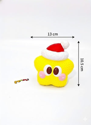 Christmas Star Cookie Squishy - Slow Rising Holiday Biscuit Toy | - kawaii squishy toy close up