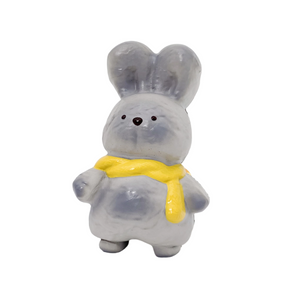 Sticky soft yellow bunny taba squishy toy moist mochi texture cute rabbit fidget for easter gift