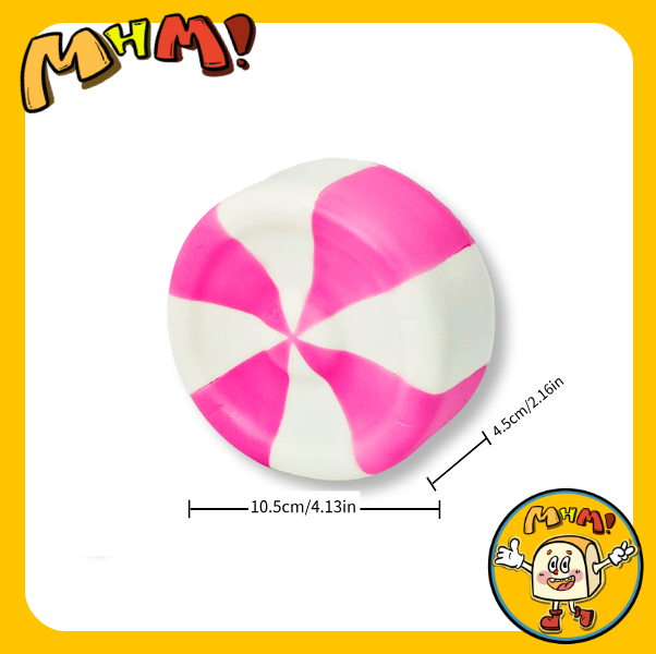 MHM Squishy Series Strawberry Milk CandyHoliday Gift Faux Food Sticky Hands Wet SoftSlow Bounce Stress Relief Toys