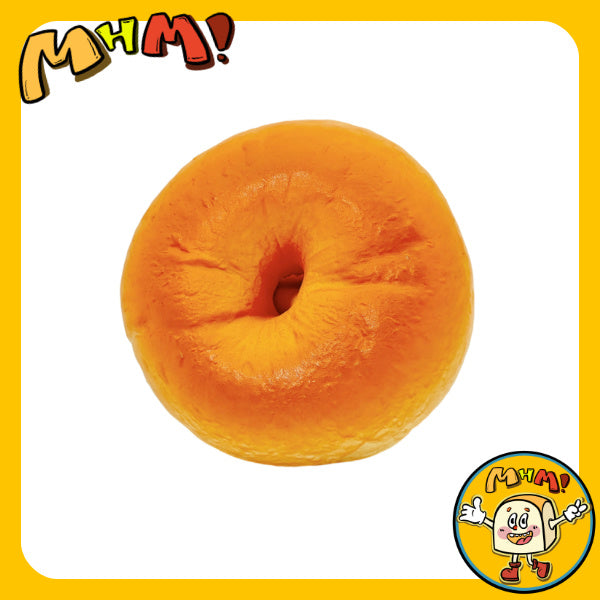 MHM Squishy Super Bagel Slow Rebound Food Simulation Sticky Soft Stress Relief Toy