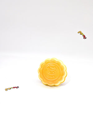 Milk Tea Pudding: Tan Custard Slow Rising Squishy - squishy stress relief toy detail shot