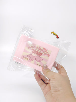 Strawberry Milk Shake - soft slow rise fidget toy front view