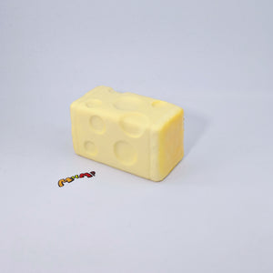 Cheese Toast Stick Squishy | 2 Styles Bakery Themed Slow Rising S - slow rising squeeze toy side angle view