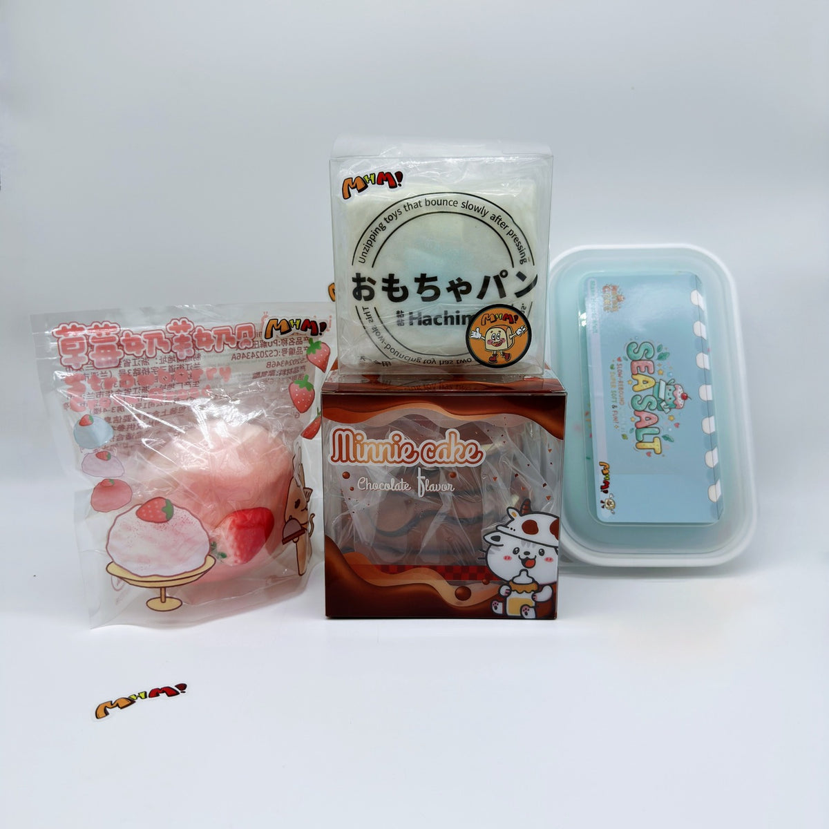 Dessert Slow Rise Squishy Bundle | Sticky Cake + Chocolate Stack + Soufflé + Mousse