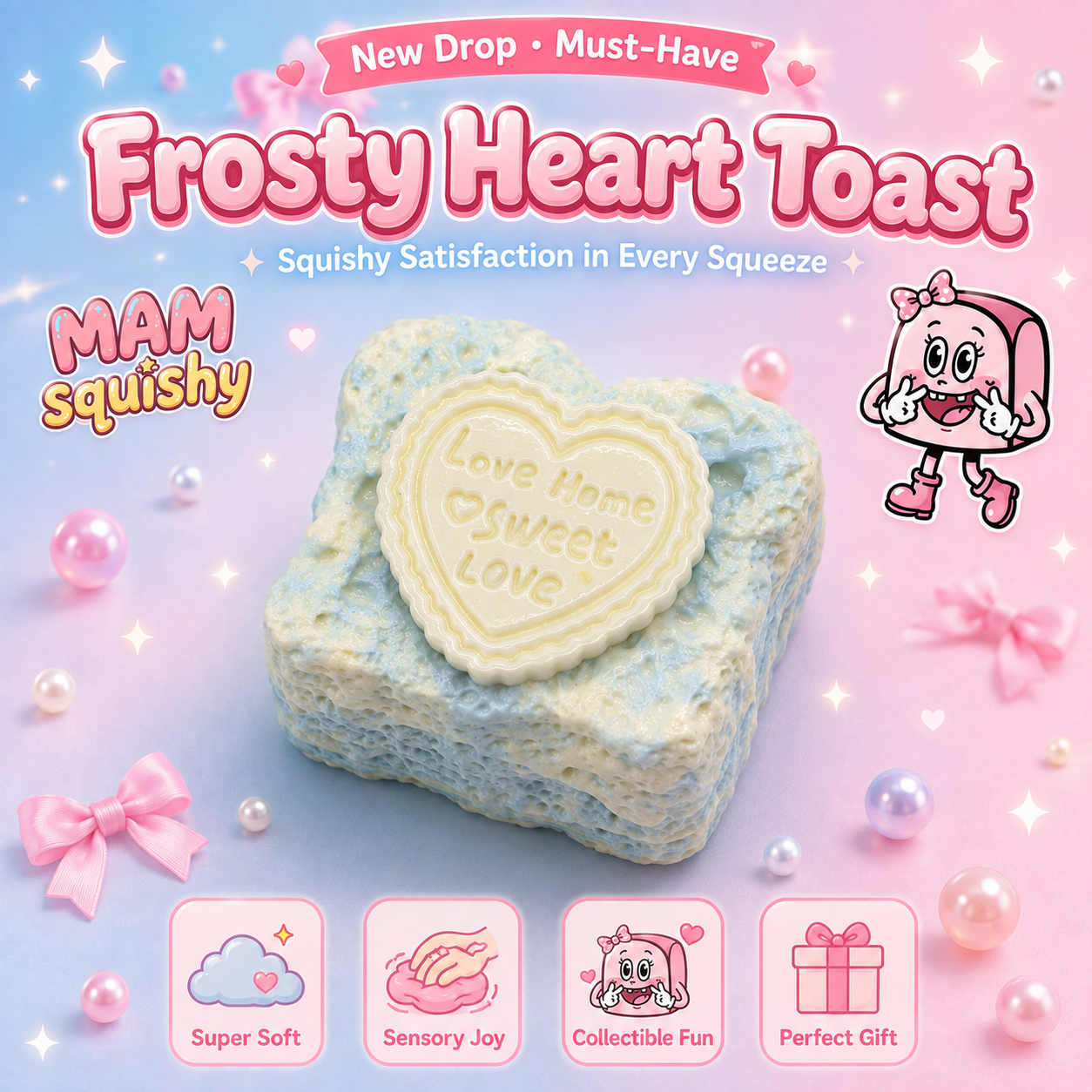 Frosty Heart Toast
