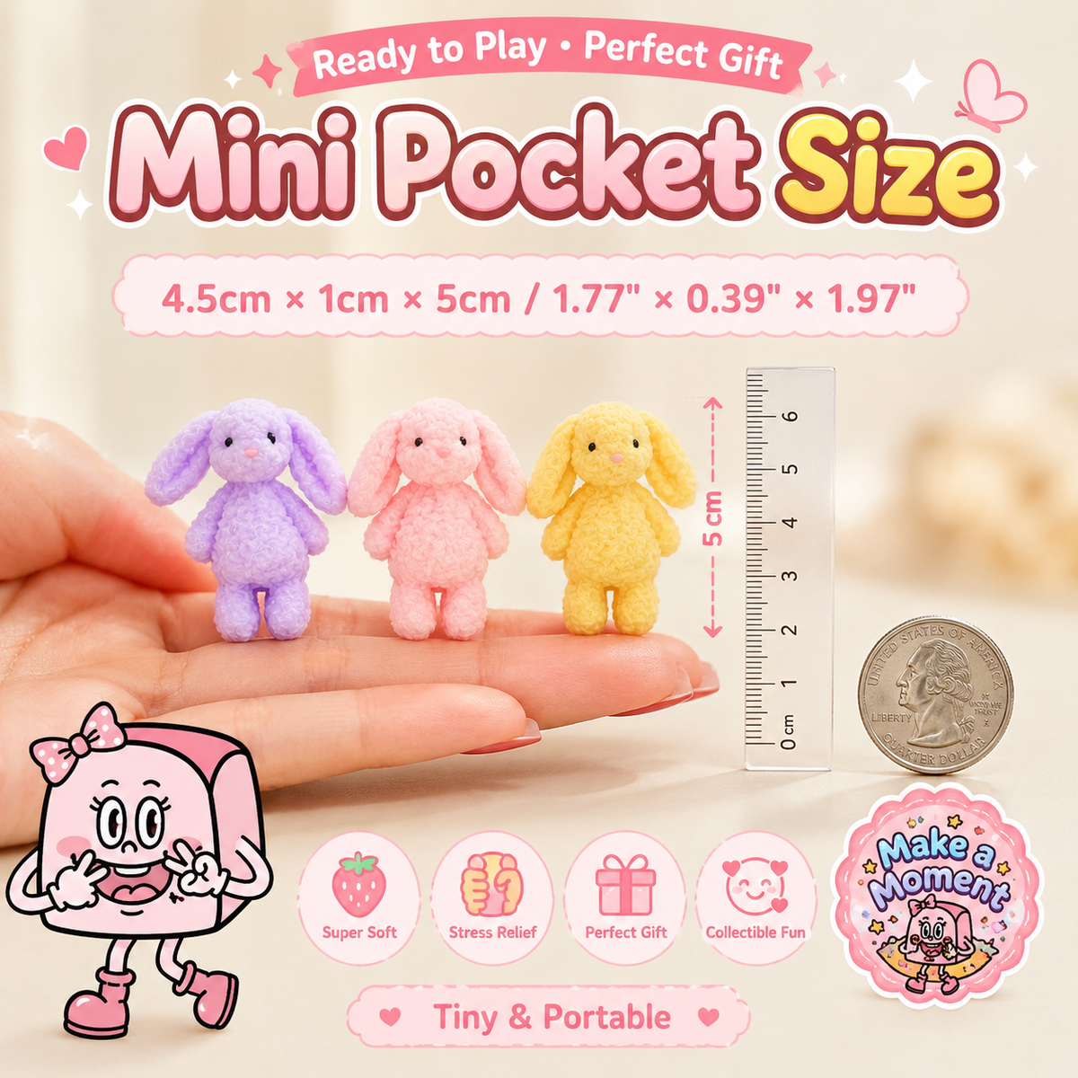 Mini Pink Rabbit