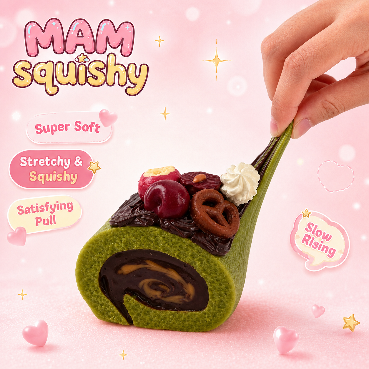 Matcha Hawthorn Swiss Roll