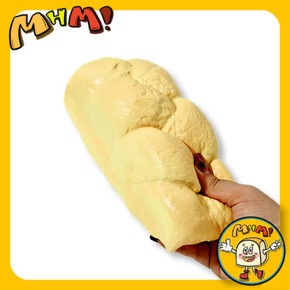MHM Soft and Cute Series Big Twisted Bread (Osmanthus Aroma) Food Simulated Sticky Moist Soft Slow Rebound Stress Relief Toy Adult Finger Toy Sensory Toy