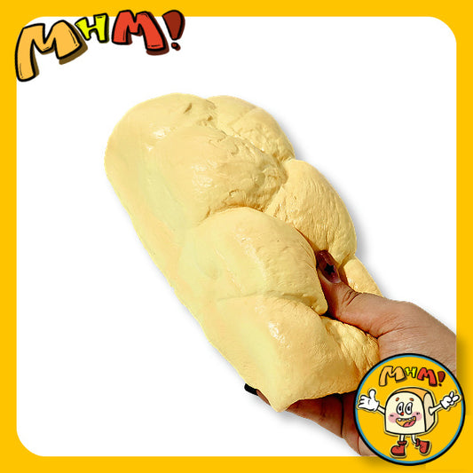 MHM Soft and Cute Series Big Twisted Bread (Osmanthus Aroma) Food Simulated Sticky Moist Soft Slow Rebound Stress Relief Toy Adult Finger Toy Sensory Toy