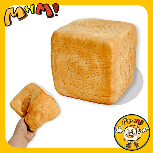 MHM Soft Cute Series Super Soft Slow-Rebound Toast Stress Relief Toy, Taba Squeeze Toy, Stress Relief Toy