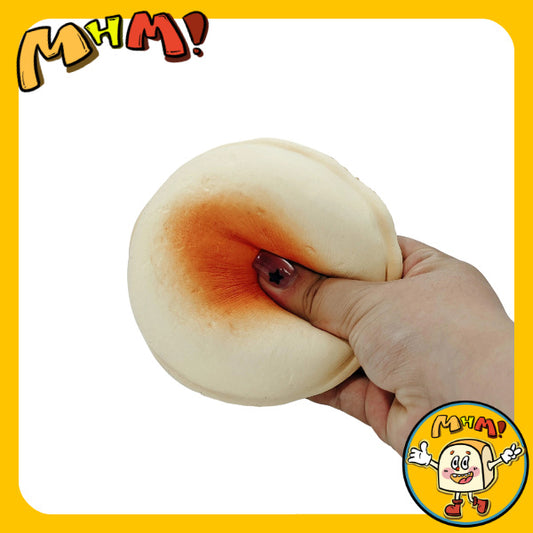 MHM Squishy Series Sandwich Soufflé (Caramel Colour) Slow-bouncing food simulates sticky soft stress relief toys