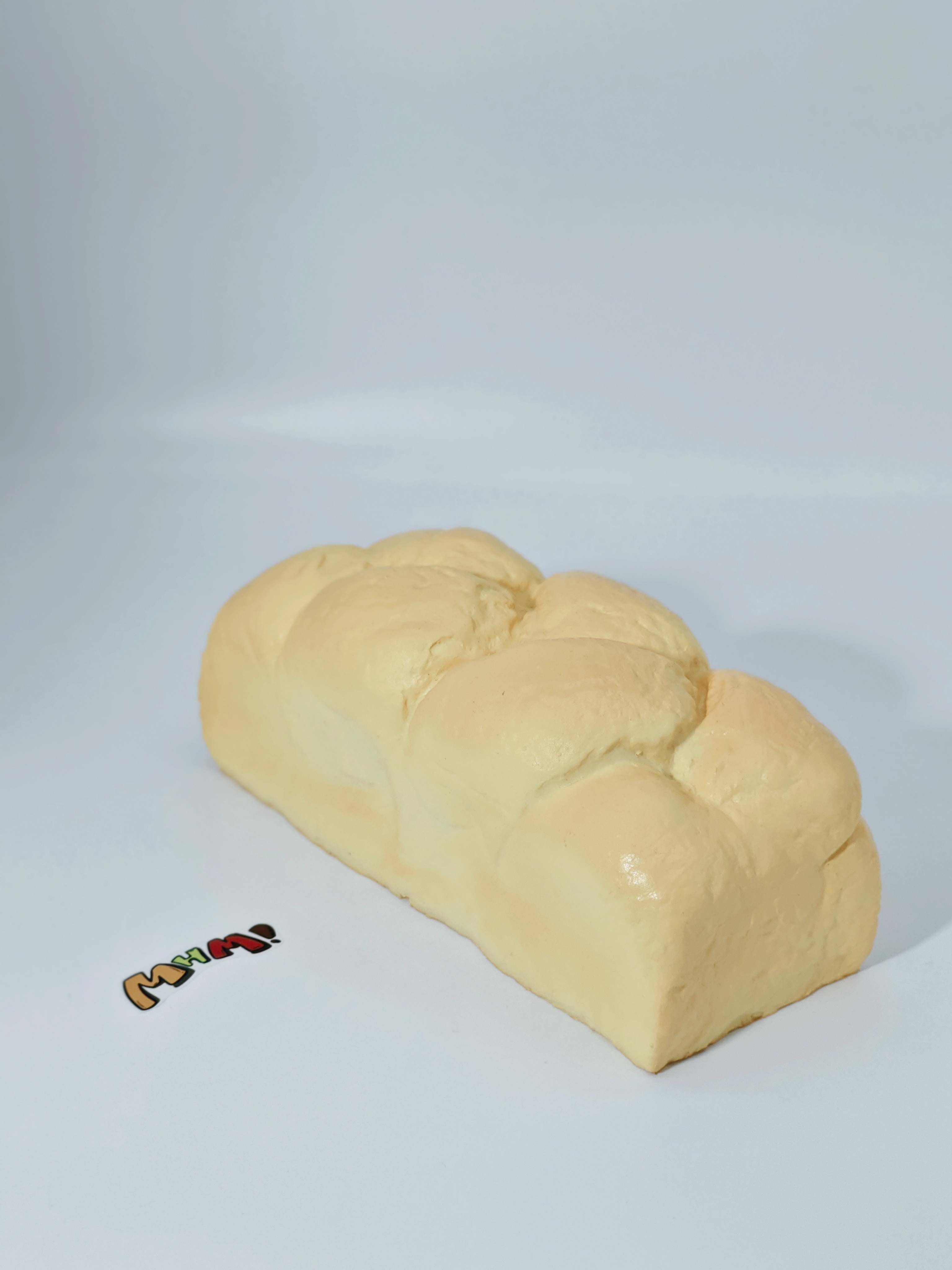 Jumbo osmanthus braided bread squishy toy sticky soft golden twist loaf fidget scented floral