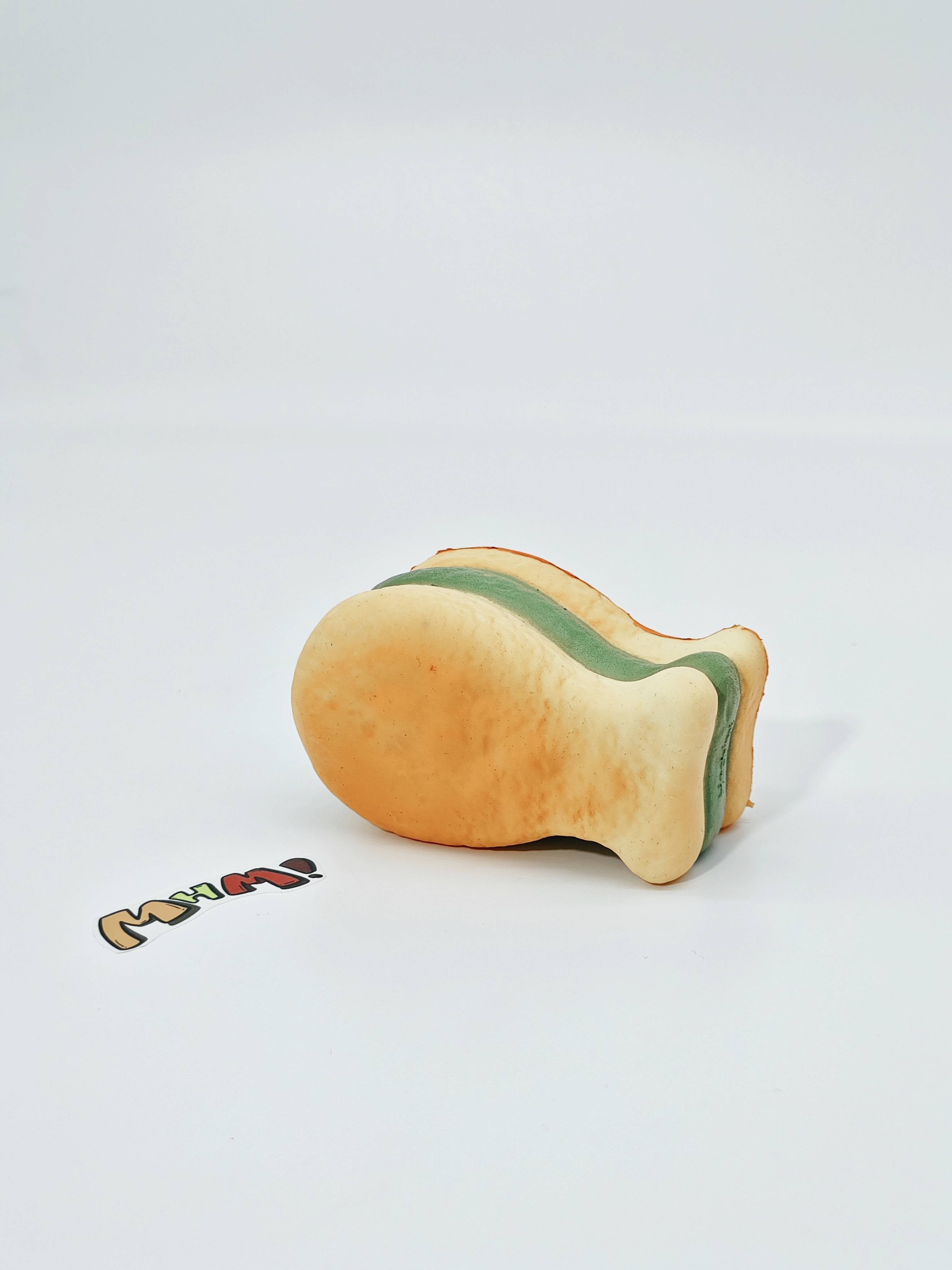 Matcha Filling Fish Cake Squishy | Snack Themed Slow Rising Stres - slow rising squishy toy product photo