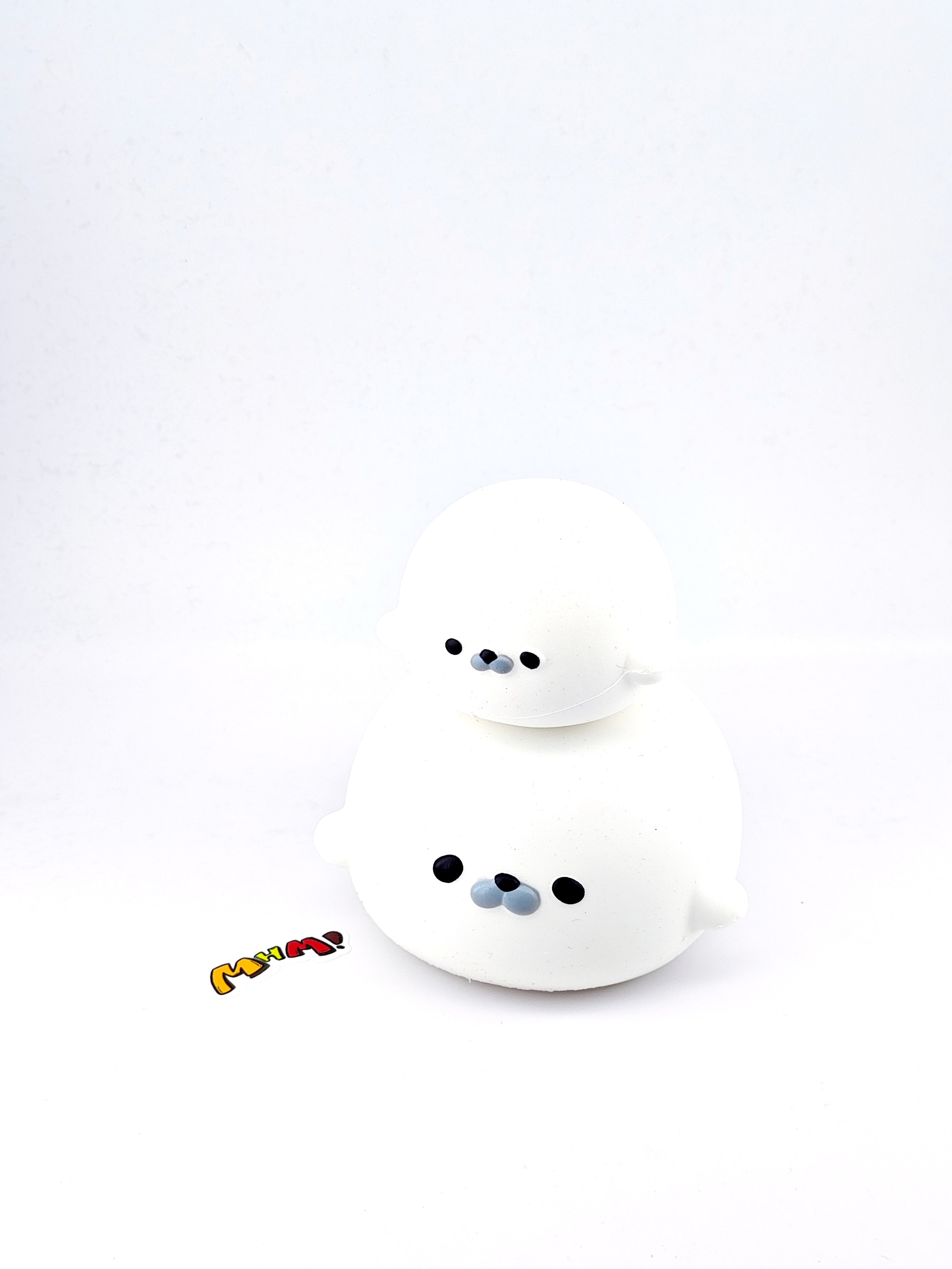 MHM Slow-Rebound Toy Series: Seal Dumpling — Super soft and perfect for little hands. These soft, bouncy rubber toys are ideal for children; they make great gifts for birthdays and holidays, as well as excellent stress-relief toys.