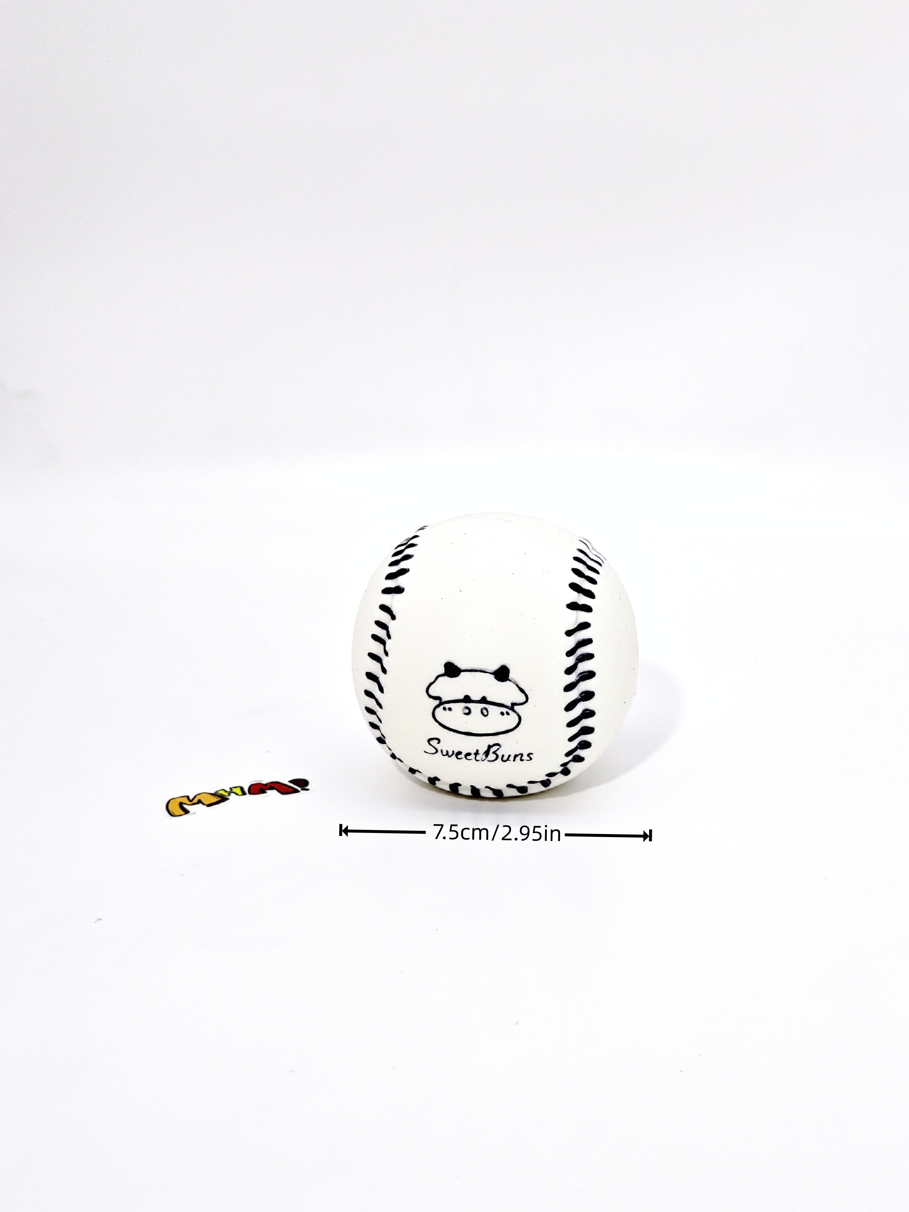 Classic Sticky Baseball Squishy - Slow Rising Sports Toy | Realistic Stress Relief Ball Fidget