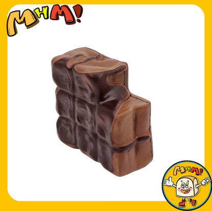 MHM Chocolate Sides Food Simulation Sticky Wet Soft Slow Rebound Stress Relieving Toy Adult Puzzle Toy Sensory Toy