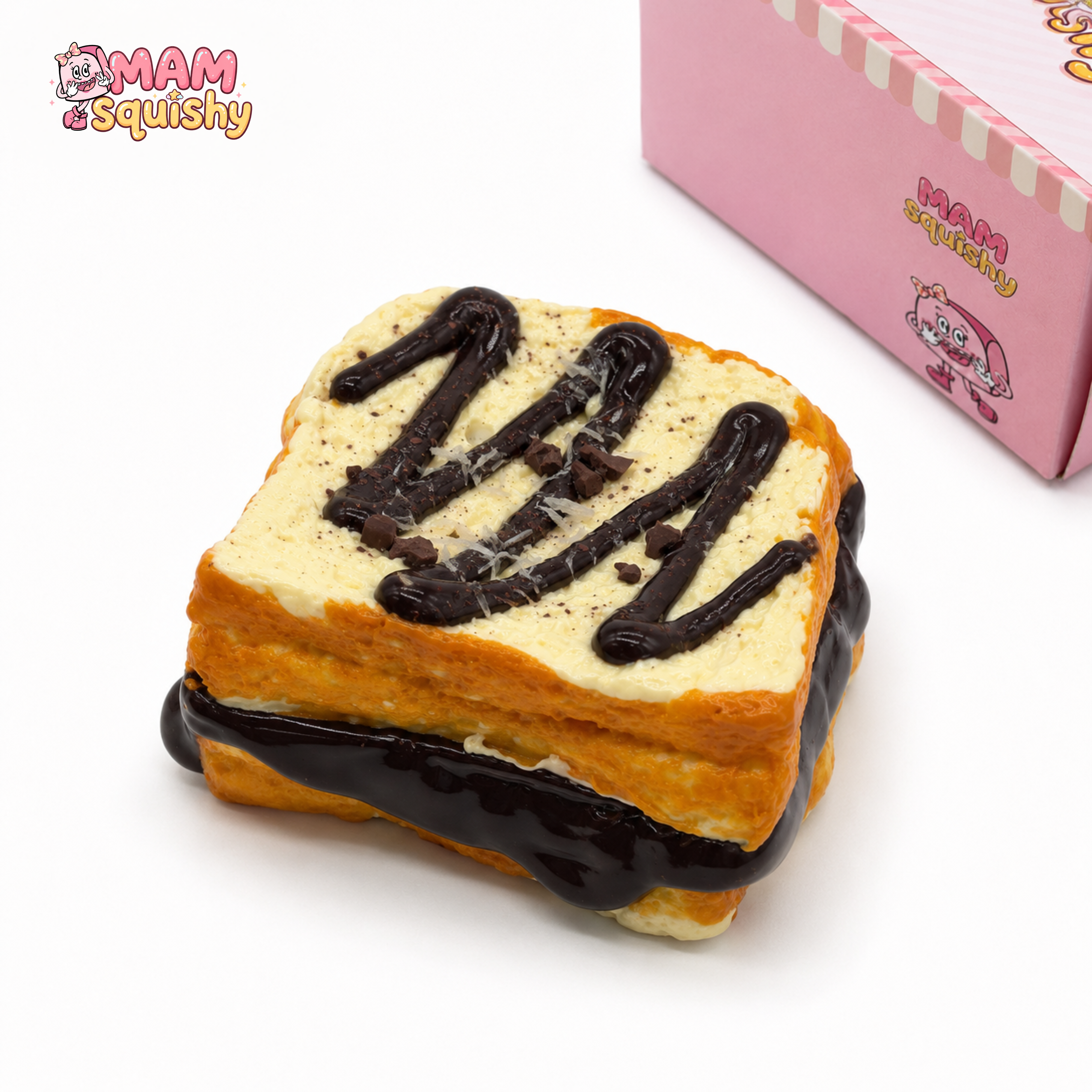 Chocolate Drizzle Toast