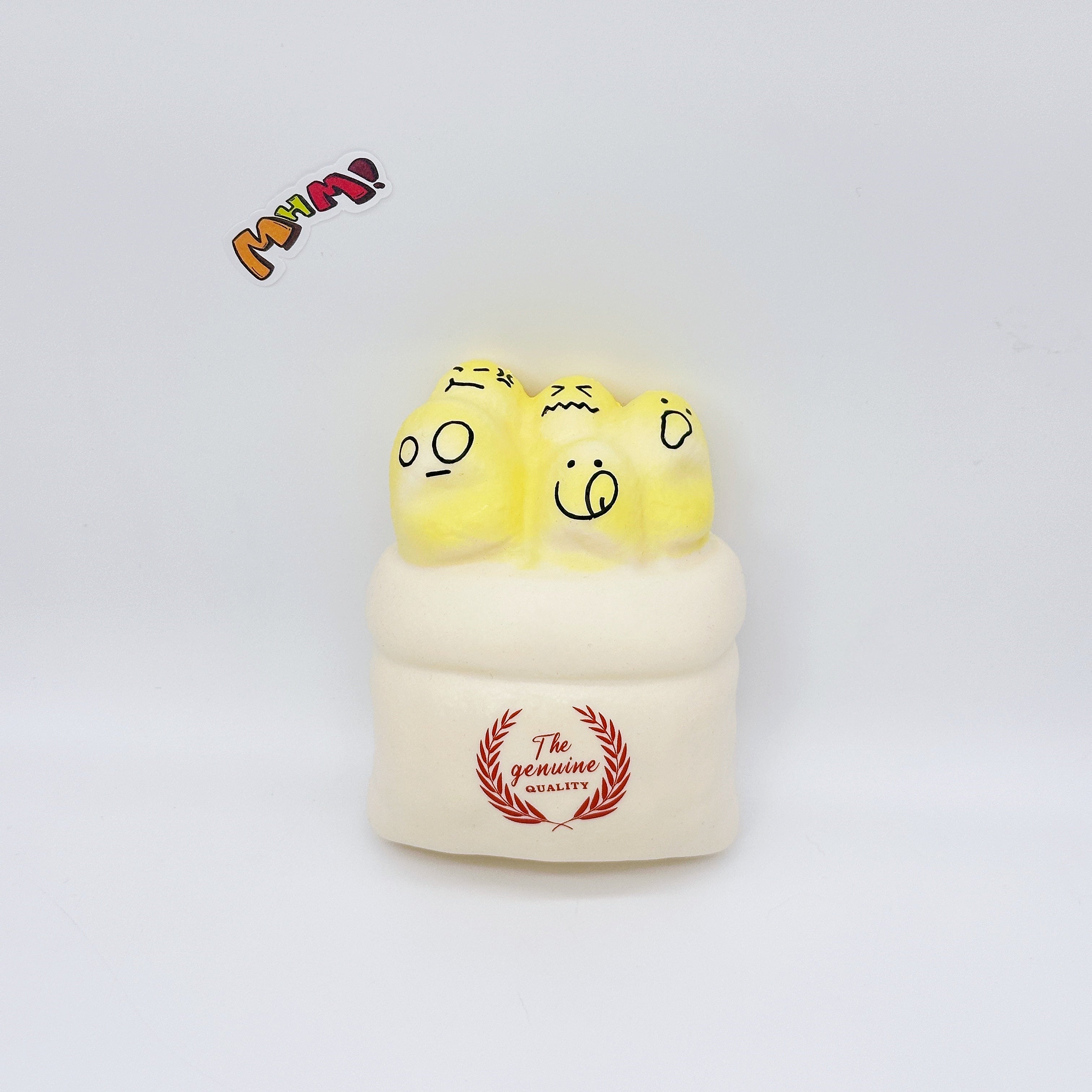 Cute Multi-Face Baguette Bread Stress Relief Squishy alternate view 3
