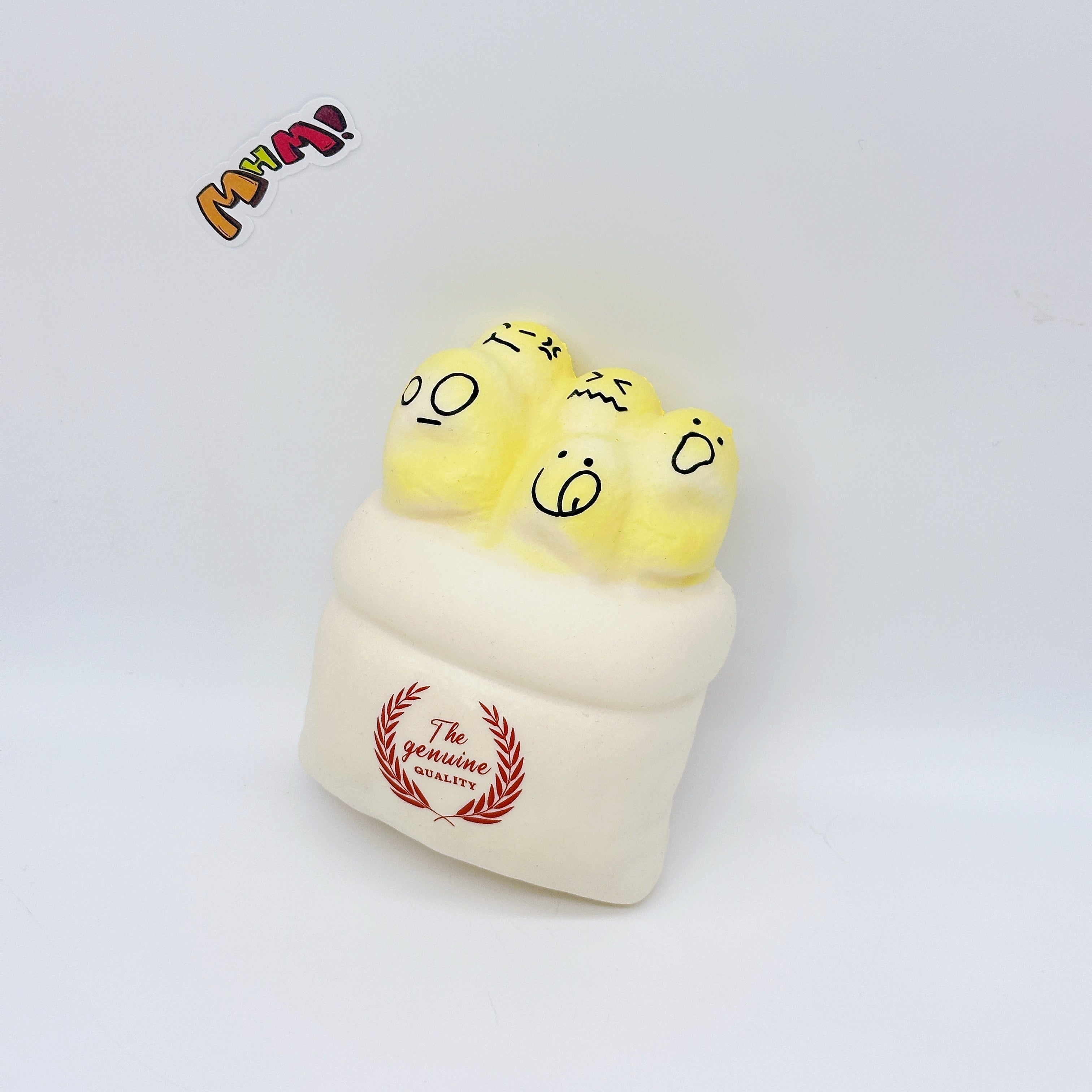 Cute Multi-Face Baguette Bread Stress Relief Squishy alternate view 5