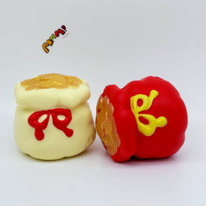 Lucky Gold Coin Pouch Squeeze Toy: Good Luck by Your SideSuper So - slow rising squishy toy product photo