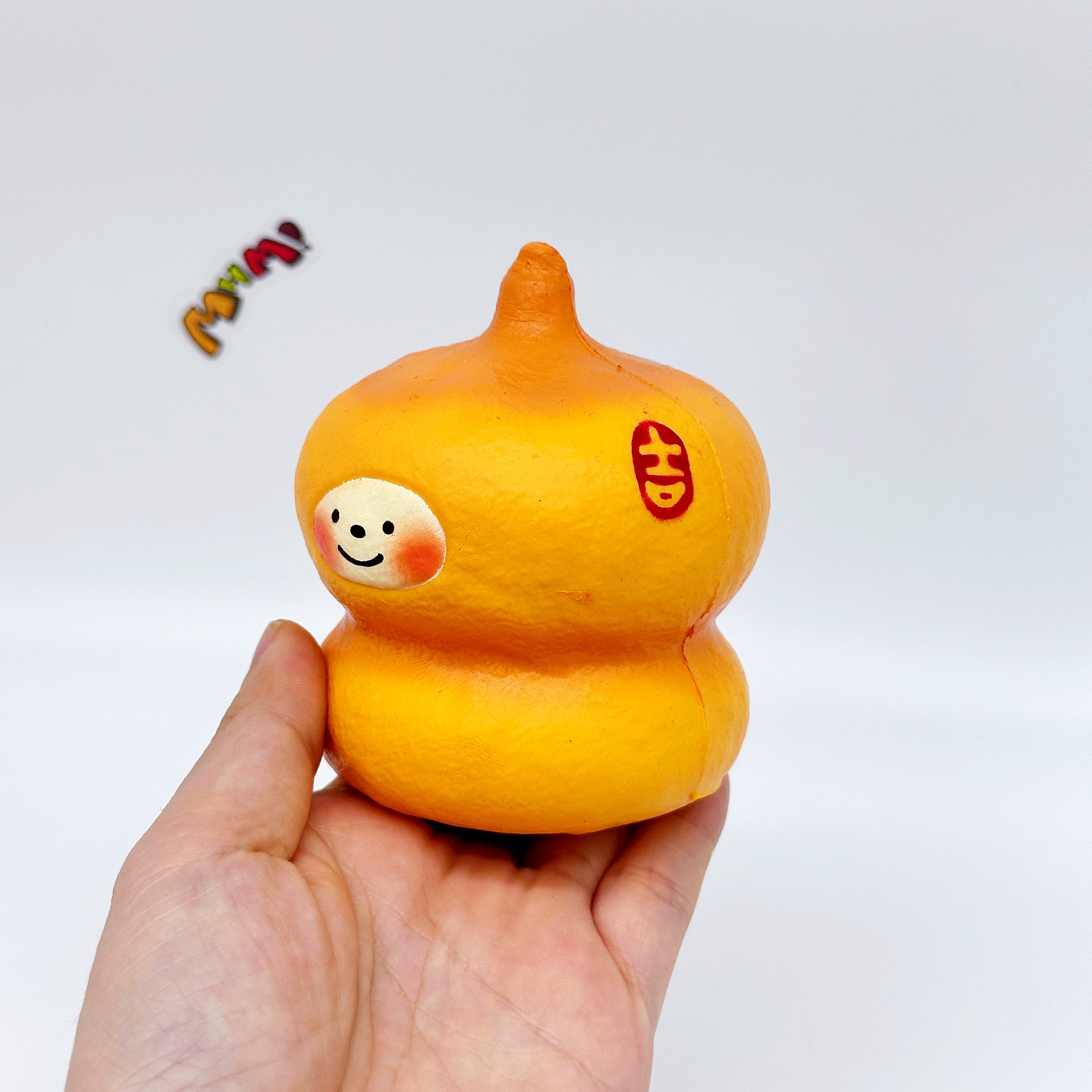 Kawaii Gourd Slow Rise Squishy Toy - slow rise fidget toy texture close up
