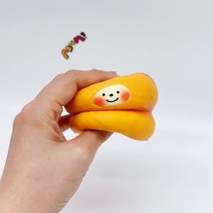 Kawaii Gourd Slow Rise Squishy Toy - slow rising squeeze toy side angle view