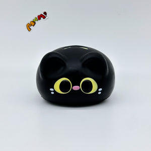 Kawaii Black Cat Char Siu Bun Slow Rise Squishy Toy - slow rising squishy toy product photo