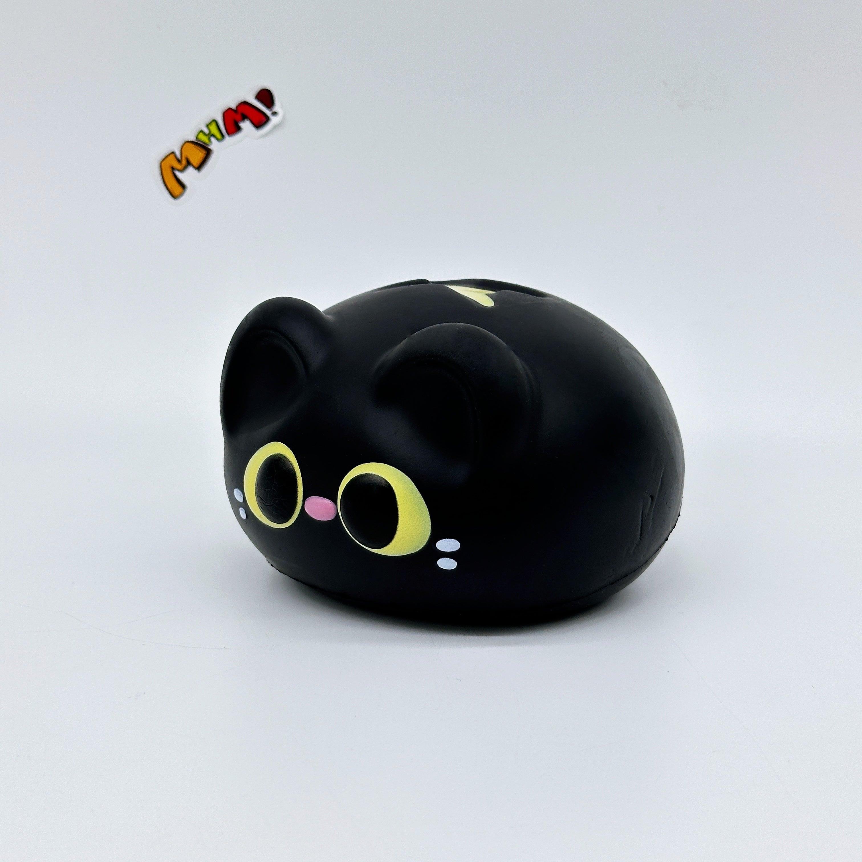 Kawaii Black Cat Char Siu Bun Slow-Rise Squishy – MHM squishy
