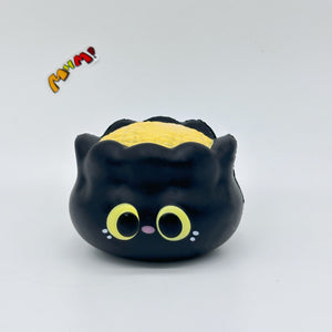 Kawaii Black Cat Siu Mai Slow Rise Squishy Toy - slow rising squishy toy product photo