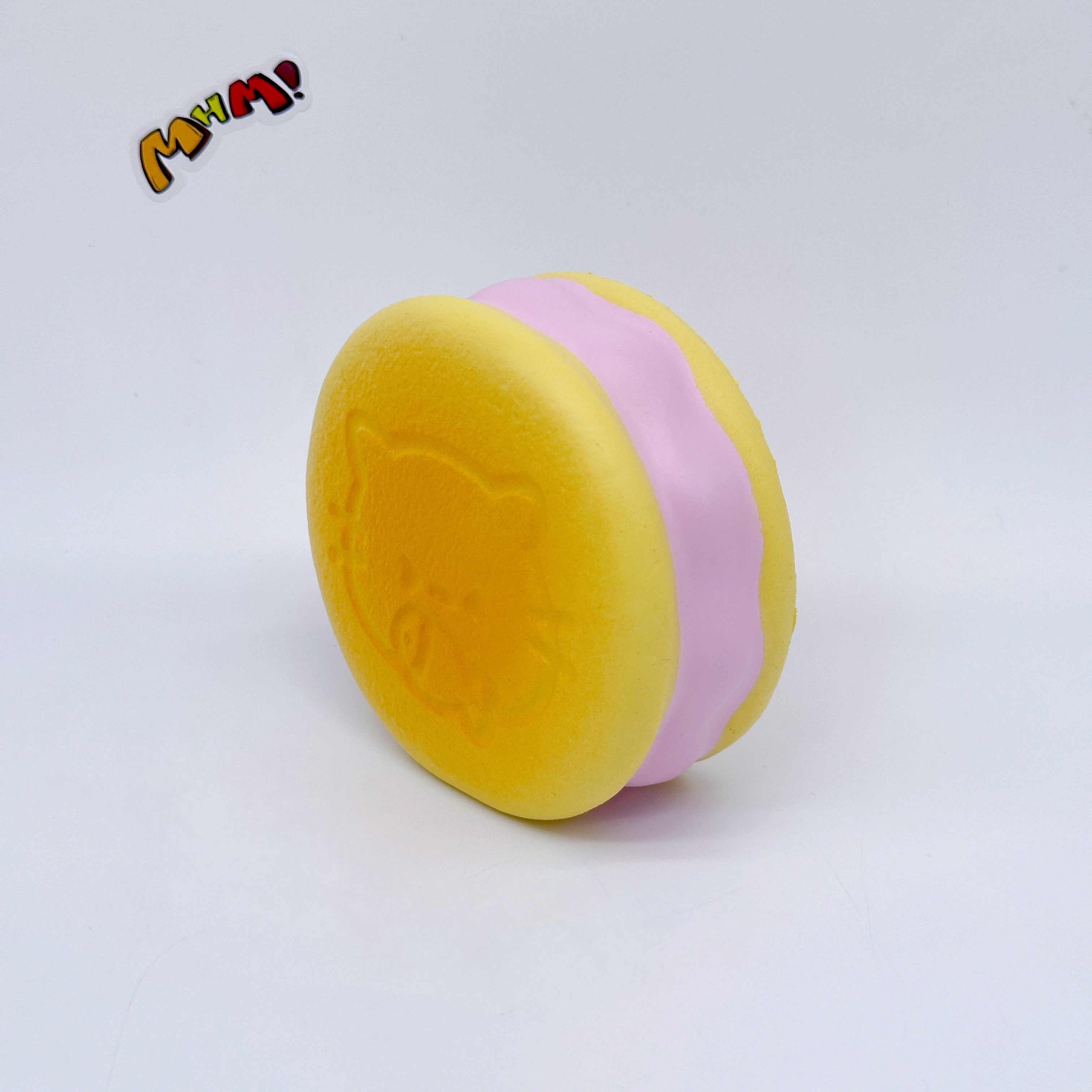 Kawaii Original Flavor Cookie Squishy with Kitty Emboss: Ultra So - kawaii squishy toy close up