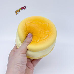 Kawaii Original Flavor Cookie Squishy with Kitty Emboss: Ultra So - cute squishy toy packaging display