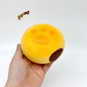 Slow Rise Cat Paw Lava Bun Squishy Squeeze Away Stress! - kawaii squishy toy close up