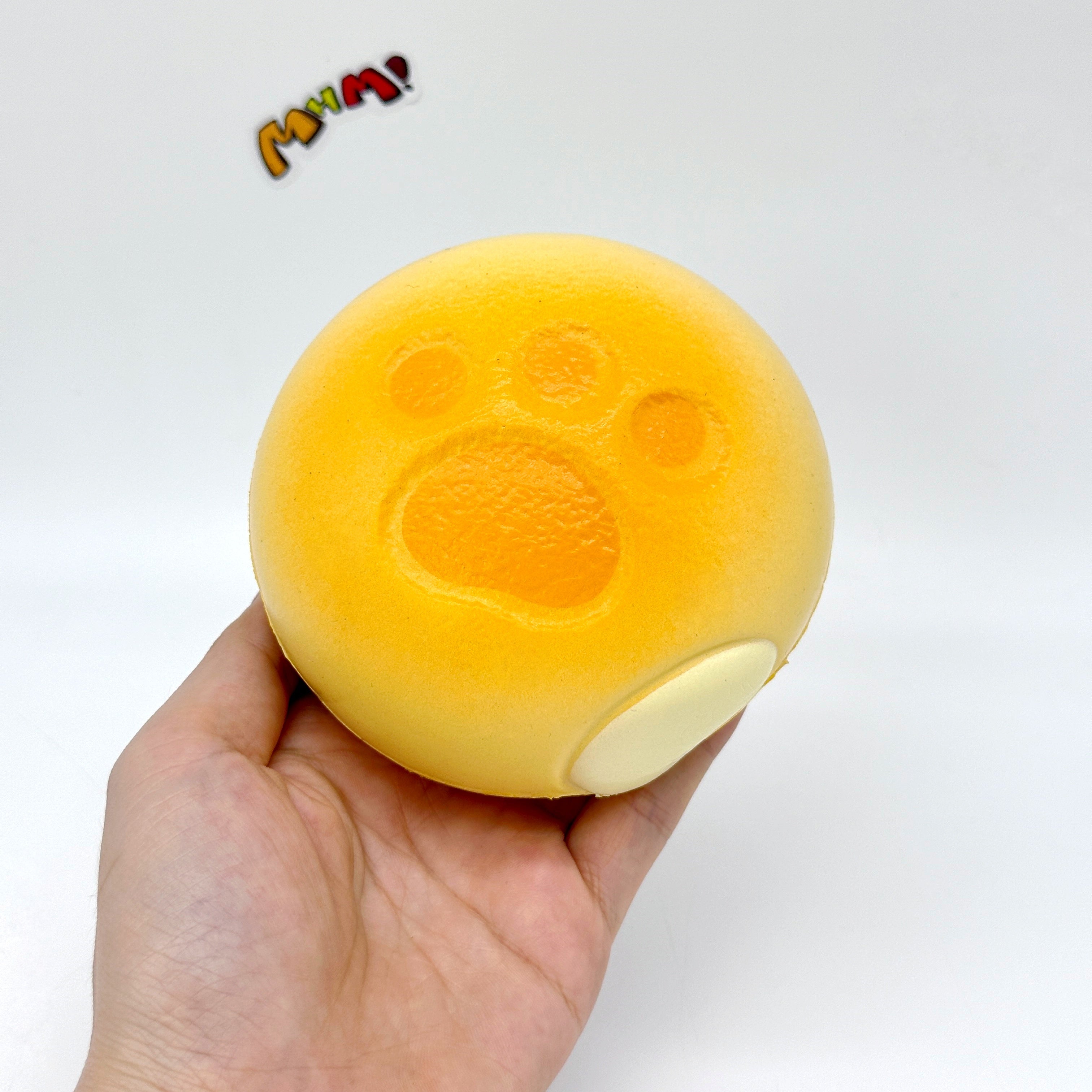 Slow Rise Cat Paw Lava Bun Squishy Squeeze Away Stress! - slow rising squeeze toy side angle view