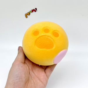 Slow Rise Cat Paw Lava Bun Squishy Squeeze Away Stress! - squishy stress relief toy detail shot